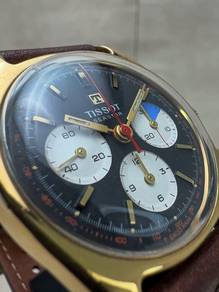 34mm 1970s Gold Plated Tissot Seastar Chronograph