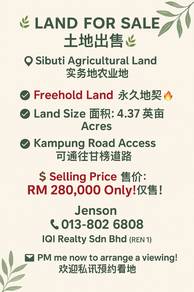 Sibuti Agricultural Land 实务地农业地