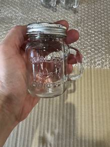 Spices glass jars shakers 8pcs (USED)