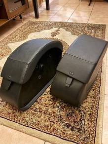 Stylish PU Leather Motorcycle Saddle Bags