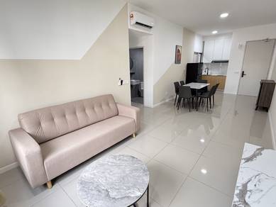 Fully Furnished 3 Rooms Unit for Rent! 1st July Move In! 150m to KTM
