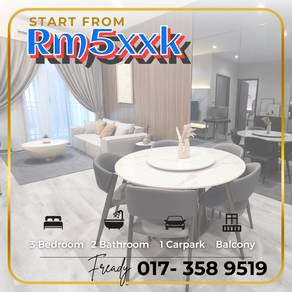 FULL Loan LPPSA / Maybank Houzkey / 88 Avenue 3 Room 2 Bathroom