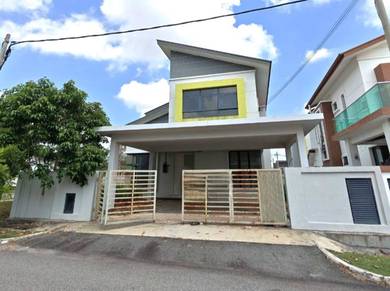 GATED GUARDED CORNER LOT Double Storey Bungalow Taman 1 Krubong Melaka