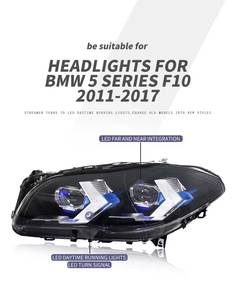 BMW F10 head tail lamp bodykit bumper bonnet grill