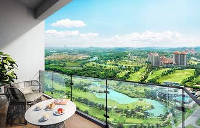 【1278sqft】BALCONY UNIT 3R3B, KLCC & GOLF View @ depan ioi city mall