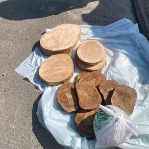 kayu halban kayu tembesu papan pemotong