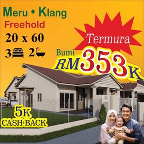 Teres 1 sty & 2 sty Meru dari rm353k