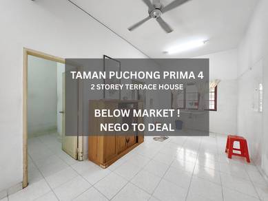 Taman Puchong Prima 4 Double Storey House For Sale, Freehold Near LRT