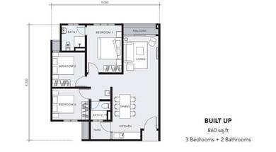 D' Camellia Apartment Setia Ecohill Semenyih【No ❌10% Deposit】