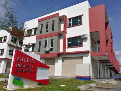 Penampang Austin Business Park 3 stotey Shoplot for Sale kedai jual