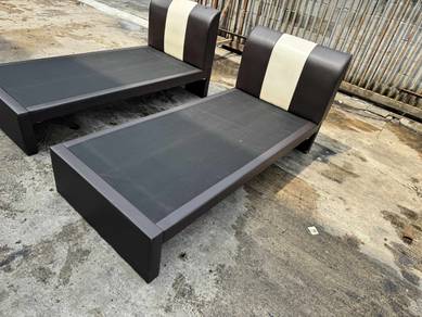 Divan Leather Katil Single Bed Frame