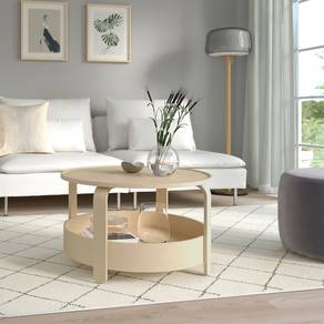 Coffee table, birch veneer, 70 cm new