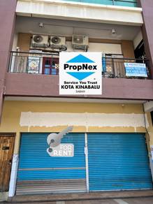 Ground Floor facing main road @ Warisan Square KK city centre for RENT