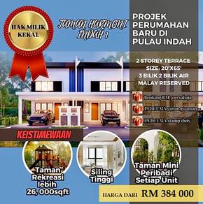 New-2-storey-Terraced-House-for-sale-Pulau-Indah-(Pulau-Lumut)-Selangor