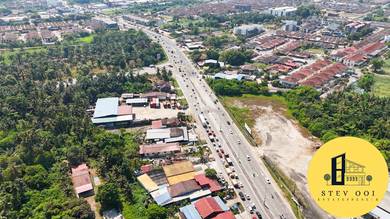 bukit tambun commercial land main road/batu kawan