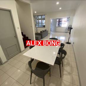 FULLY FURNISHED DOUBLE STOREY TERRANCE HOUSE FOR RENT At TABUAN JAYA