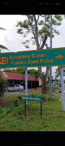 Tanah Lot Depan Jalan Utama Kangar