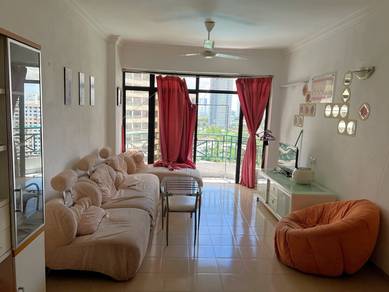 Sunny Ville/Gelugor/1,000sf/1 Car Park/Fully Furnished/Pool view