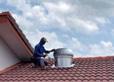 Aluminium & Size 24" - Wind Turbine bagi Rumah
