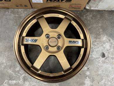 New rim 15x6.5jj volk rays te37 axia bezza vios