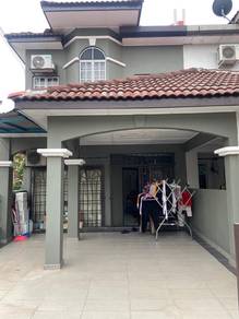 Rumah Teres Dua Tingkat End Lot extended kitchen Bandar Puteri Klang