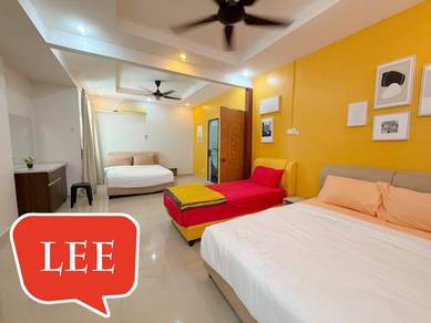 [ FULLY FURNISH ] gelugor terrace house 2000sf | 4 rooms | nr usm - HK