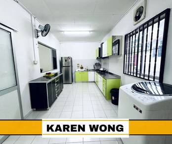 【PARTLY FUNRISHED】TAMAN SEJATI INDAH 2 Storey Terrace House for Sale