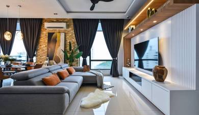 Beside SUBANG ELMINA 2【 10 Mins MRT/LRT 】2 Room 2 Carpark FREEHOLD !!