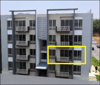 Apartment Tuaran Impian PHS 2 I 3R2B I New Unit I Telipok I For Sale