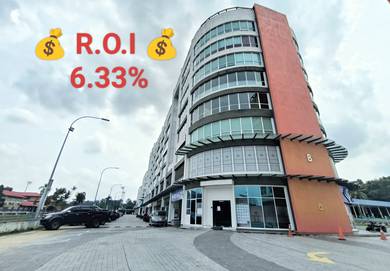 【R.O.I▶6.33%】Corner Office Ostia Jakel Mall, Free Parking & Facing Tol