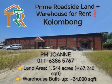 Prime Roadside Land + Warehouse for Rent!