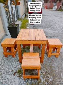 SeT MEJA MAKAN KERUSI 4+1 RM299