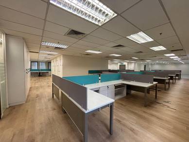 Rent Office Menara Hap Seng KLCC 5397sf PFurnish Near Menara Prestige