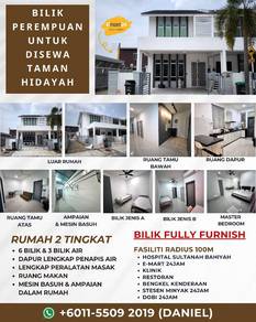 Bilik Penginapan Perempuan Near Hospital HSB Alor Setar 1