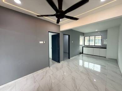 Flat Taman Ungku Tun Aminah Fully Renovated Level 4 Skudai Full Loan