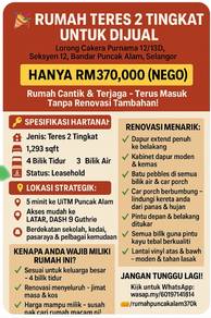 Puncak Alam | Lokasi Strategik | Nilaian Meningkat |