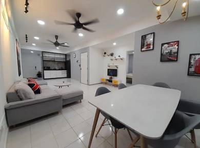 100% Furnish 2,3R2B/Dualkey <5min to Midvalley> Walk 2 MRT, K88 & Mall