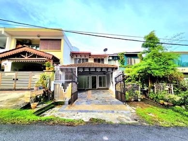 Facing Open Kitchen Extend Double Storey Terrace Taman Mawar Ampang