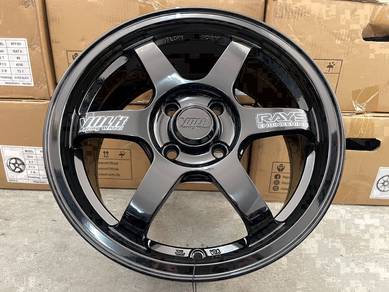 New rim 15x6.5jj volk rays te37 thai myvi city