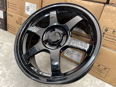 New rim 15x6.5jj volk rays te37 thai myvi city