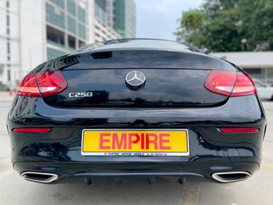 Cbu 2018 MERCEDES BENZ C250 AMG COUPE 2.0 TURBO 9G