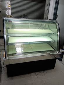 Used-Curved Glass Cake Display Showcase