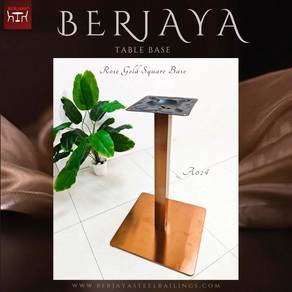 Rose Gold Square Table Base