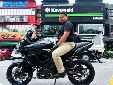 READY⚡Versys650abs⚡versys 650⚡Kawasaki⚡ BANK⚡Hitam
