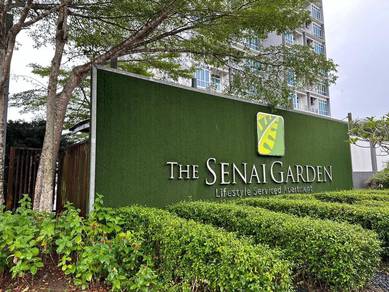 Senai Garden Studio Fully Furnished For Rent