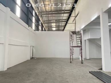 Pandamaran portKlang 1.5 Storey Semi-D Factory Warehouse kilang 100amp