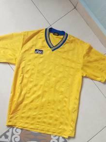 Vintage jersey kuning asics L