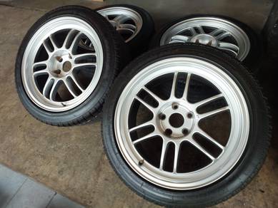 Rim 18 ENKEI RPF1 Siap tayar CIVIC INSPIRA PREVE
