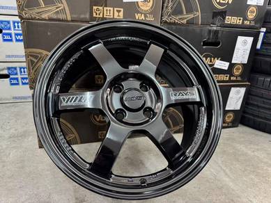 New rim 16x7jj volk rays te37 thai city vios myvi