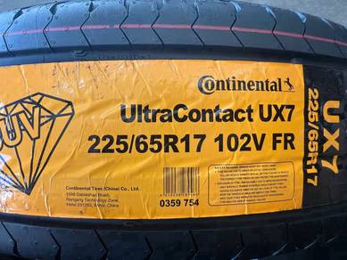 new tyre Continental ux7 suv 225/65/17 2025 new